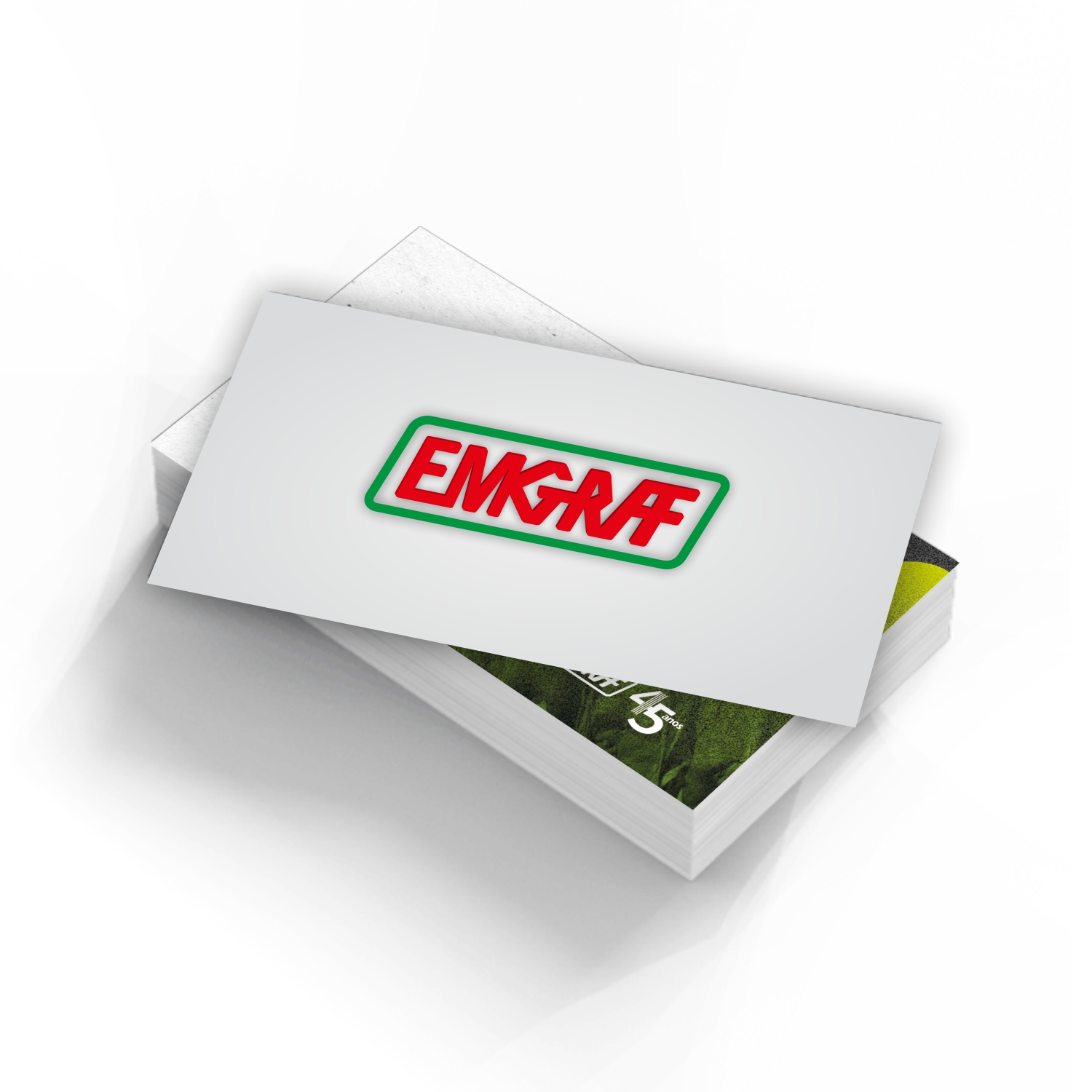 Cartão de Visita com Laminação Fosco