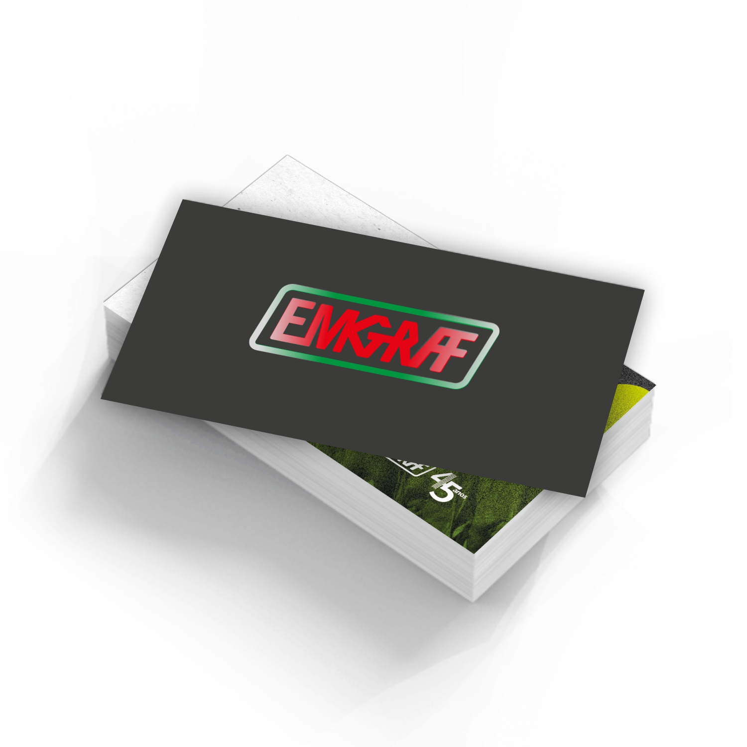 Cartão de Visita com Verniz Localizado