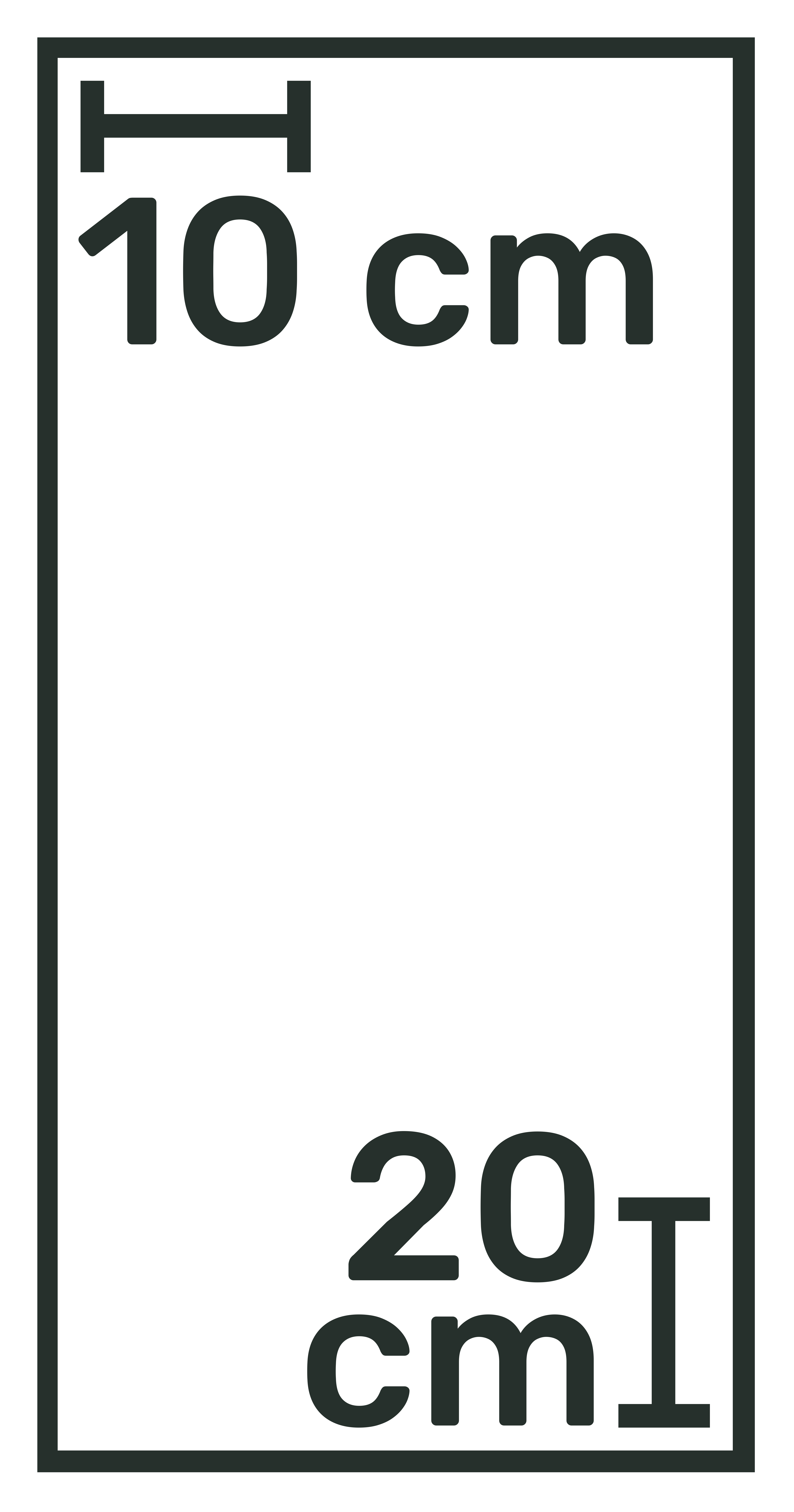 10 x 20 cm